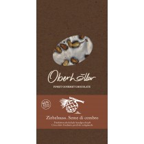 Tavoletta di cioccolato fondente e semi di cirmolo 100 g Oberhöller