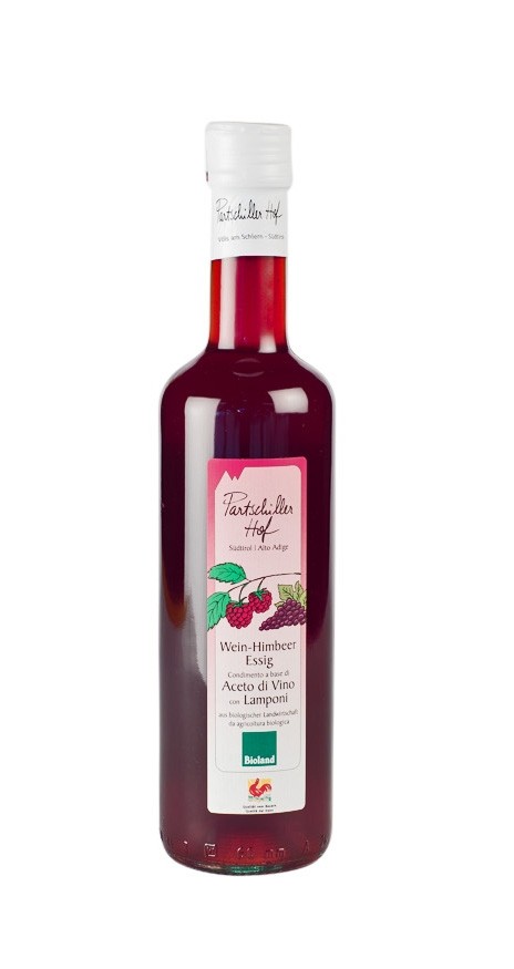 Wine vinegar with raspberry Partschillerhof ORGANIC 500 ml
