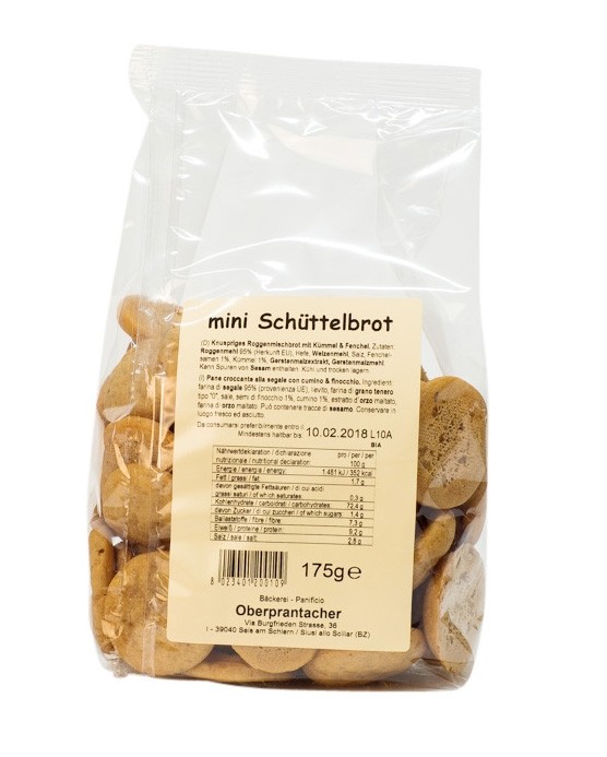 Mini Schüttelbrot Bäckerei Oberprantacher bakery 175 g