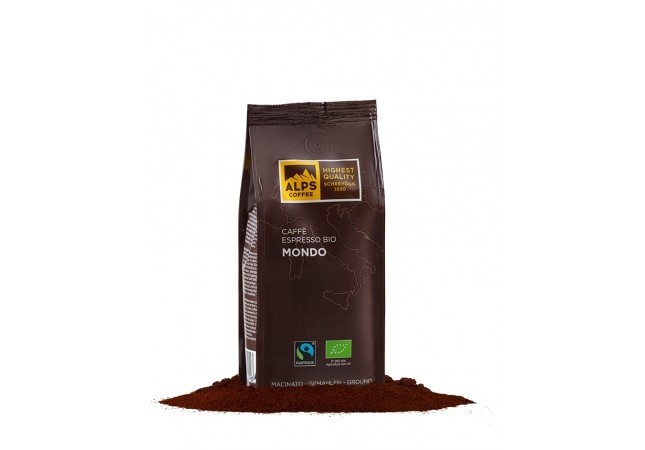 Caffè Espresso BIO Fair Trade Mondo Alps Coffee 250 g