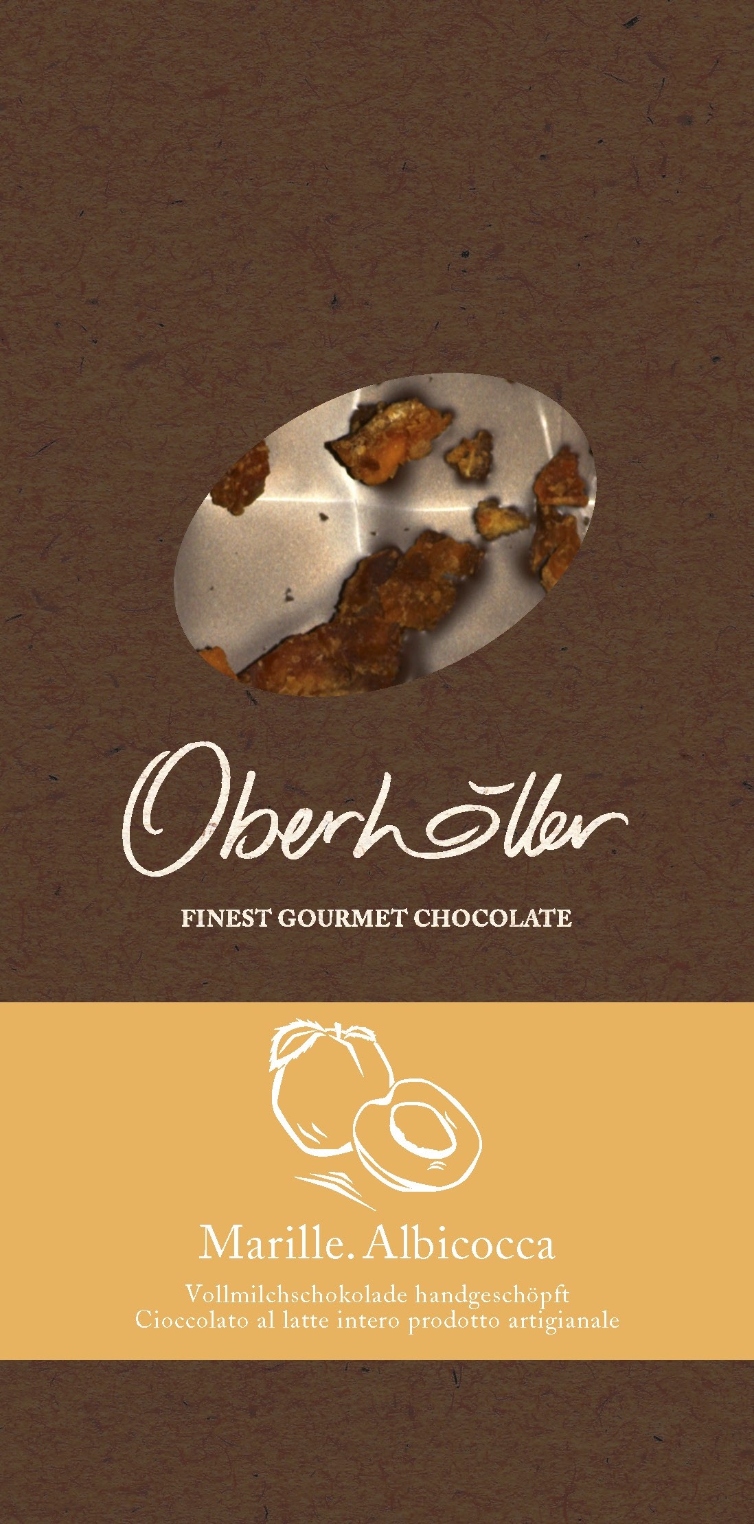 Milk Chocolate with Apricot Oberhöller 100 g