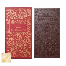 Single Origin Dark Chocolate 70% India Karuna ORGANIC 60g